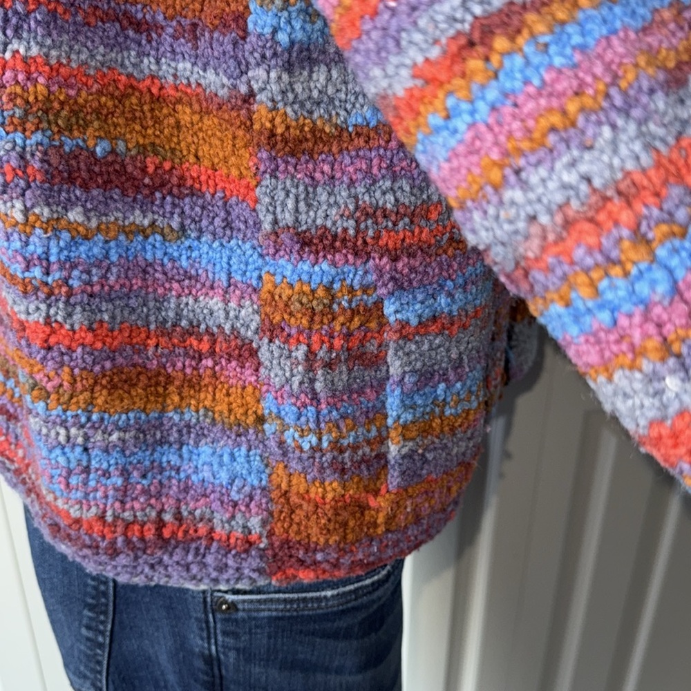 Colorful Knit Zip-Up Jacket - Picture 7 of 9